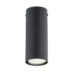 Emibig Lampa sufitowa Tecno Stal Czarny | Nadaje Się Do 1x GU10 - Max 8W