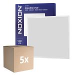 Opakowanie 5x Noxion LED Panel Ecowhite V4.0 28W 3360lm - 830-840-865 CCT | 60x60cm - UGR <19 - Philips driver