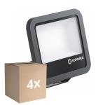 Opakowanie 4x Ledvance LED Iluminacja Aluminium Czarny 69W 9150lm 100D - 830 Ciepła Biel | IP66 - Symetryczny