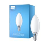 Philips Corepro LED Świeca E14 Matowy 6.5W 806lm - 840 Zimna Biel | Zamienne 60W