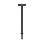 Eglo Kolec Światło Dreoli Solar Czarny 8W 1030lm - 830 Ciepła Biel | IP65 - Czujnik Ruchu