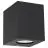 Nordlux Canto Kubi 2 Światło Ścienne Aluminium i Szkło Czarny Up & Down - 10.6W 500lm - 830 Ciepła Biel | IP44