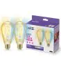 Podwójny pakiet 2x WiZ Smart LED E27 Edison Włókno Złoty 7W 640lm | Najlepsze Renderowanie Kolorów - Ściemnianie - Zamienne 50W