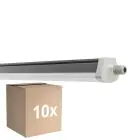 Opakowanie 10x Ledvance Wodoodporny Belka Paroizolacja FLEX Poprzez Przewód 42W 6800lm - 830 Ciepła Biel| IP66 - Zamienne 2x58W